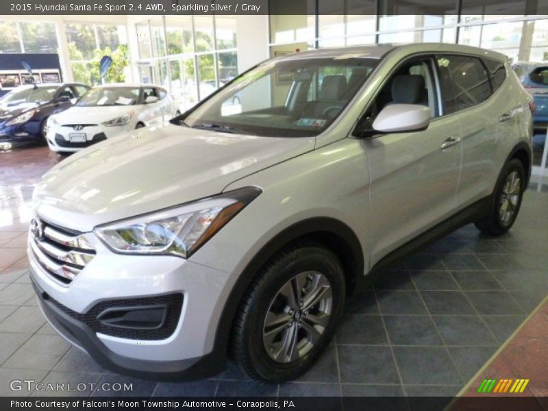 Front 3/4 View of 2015 Santa Fe Sport 2.4 AWD