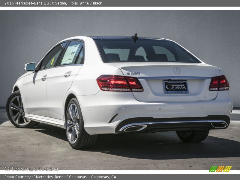 Polar White / Black 2016 Mercedes-Benz E 350 Sedan