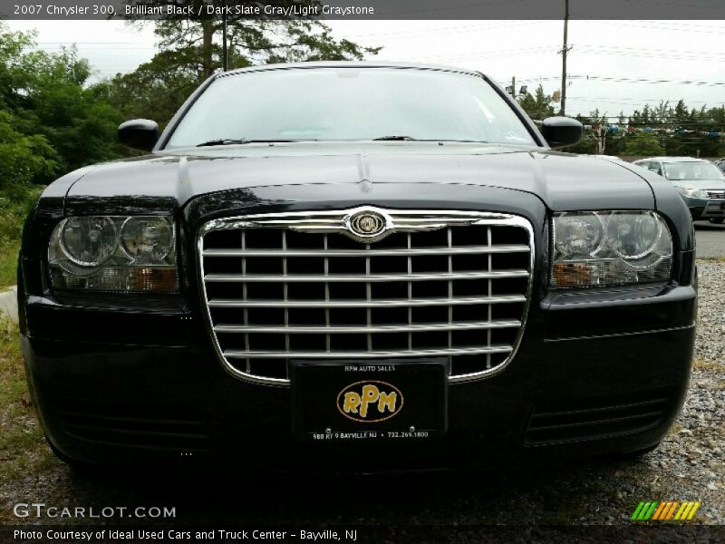 Brilliant Black / Dark Slate Gray/Light Graystone 2007 Chrysler 300