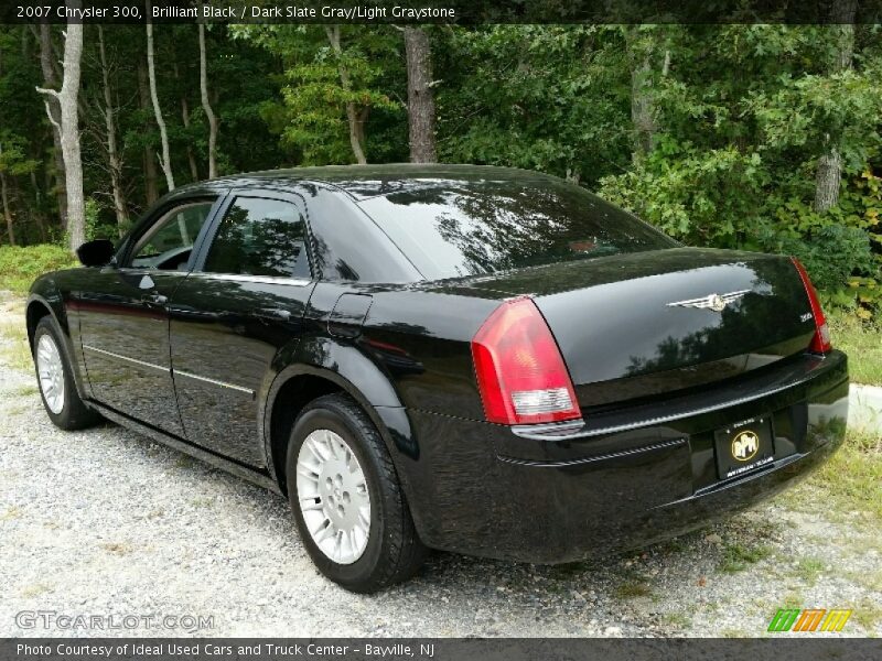 Brilliant Black / Dark Slate Gray/Light Graystone 2007 Chrysler 300