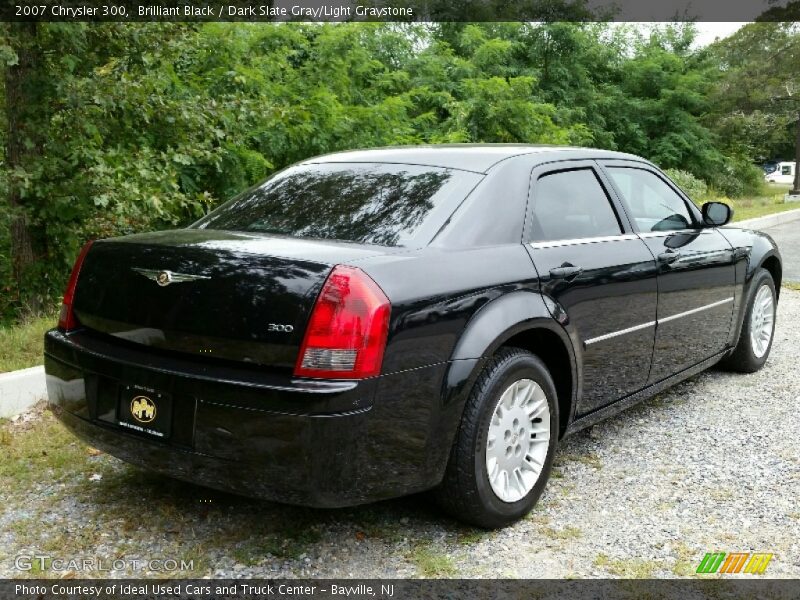 Brilliant Black / Dark Slate Gray/Light Graystone 2007 Chrysler 300