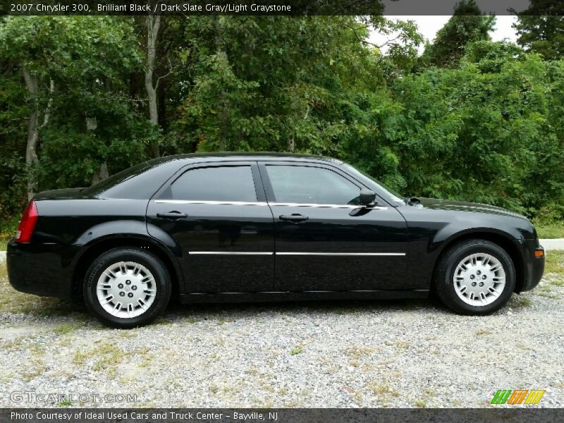 Brilliant Black / Dark Slate Gray/Light Graystone 2007 Chrysler 300