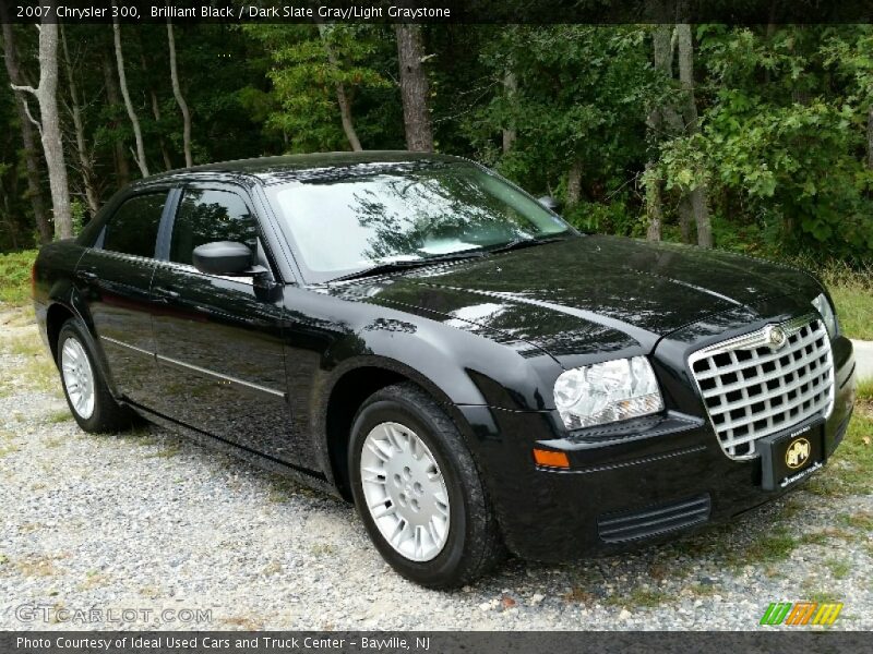 Brilliant Black / Dark Slate Gray/Light Graystone 2007 Chrysler 300