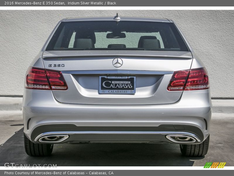 Iridium Silver Metallic / Black 2016 Mercedes-Benz E 350 Sedan