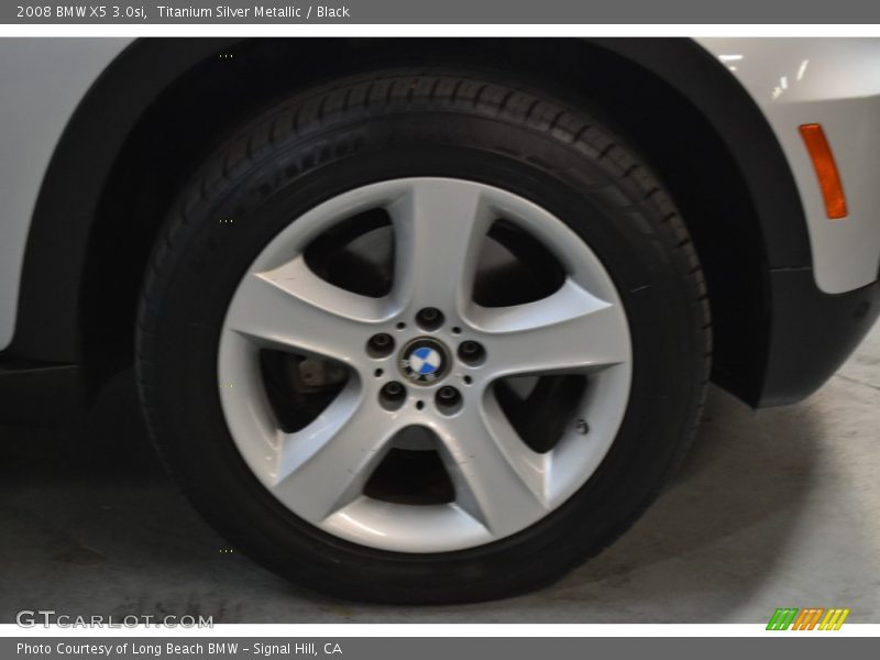 Titanium Silver Metallic / Black 2008 BMW X5 3.0si