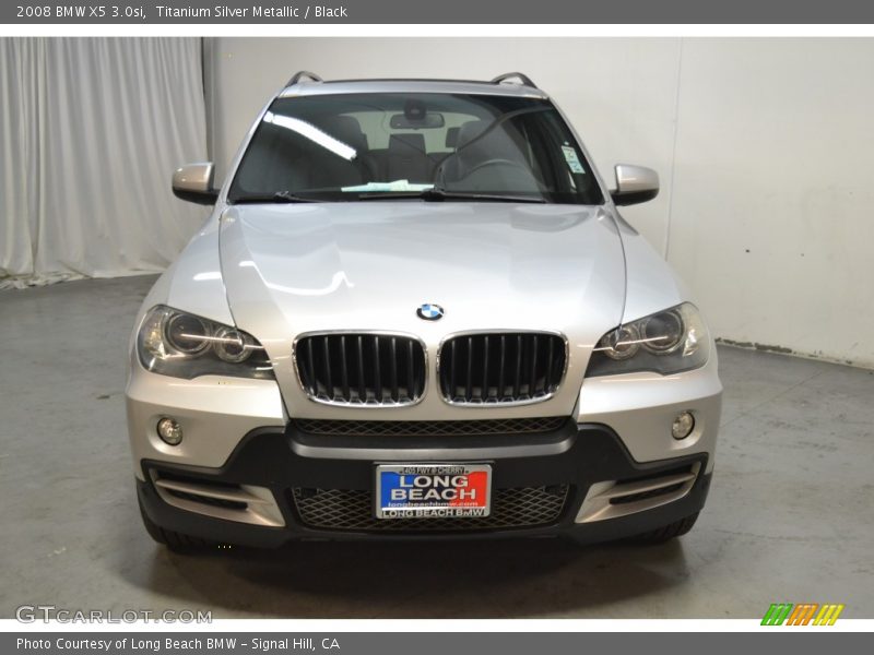 Titanium Silver Metallic / Black 2008 BMW X5 3.0si