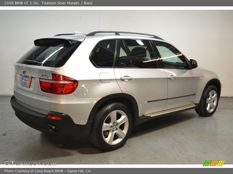 Titanium Silver Metallic / Black 2008 BMW X5 3.0si