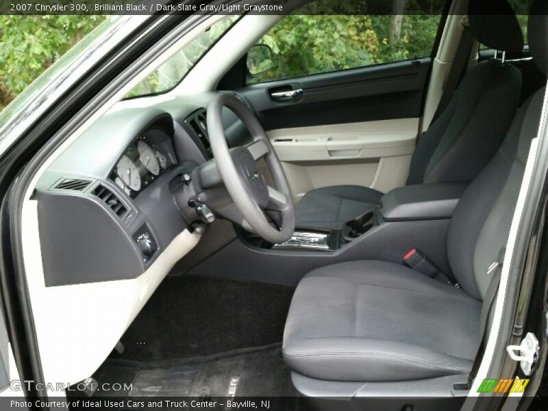 Brilliant Black / Dark Slate Gray/Light Graystone 2007 Chrysler 300