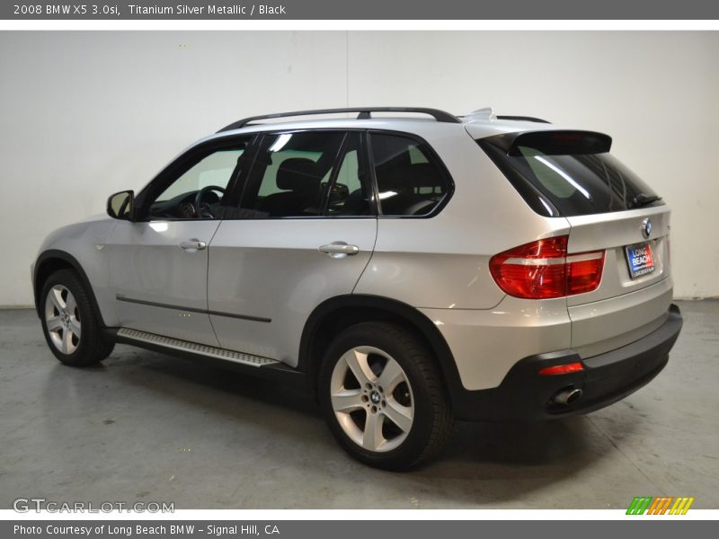 Titanium Silver Metallic / Black 2008 BMW X5 3.0si