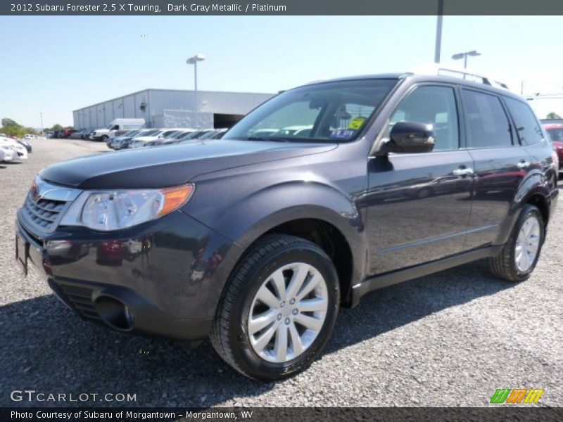 Dark Gray Metallic / Platinum 2012 Subaru Forester 2.5 X Touring