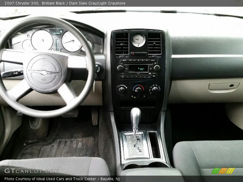 Brilliant Black / Dark Slate Gray/Light Graystone 2007 Chrysler 300