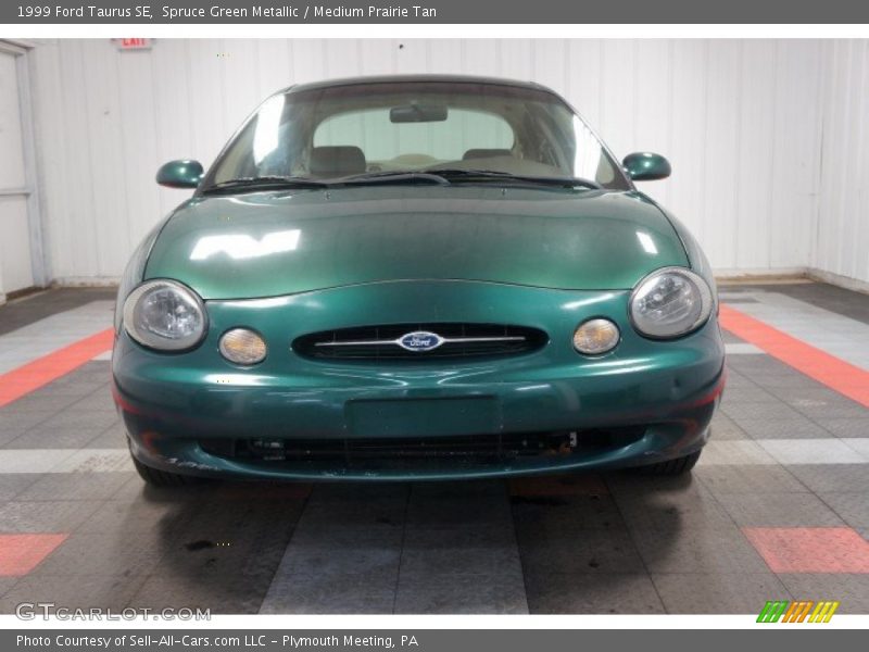 Spruce Green Metallic / Medium Prairie Tan 1999 Ford Taurus SE