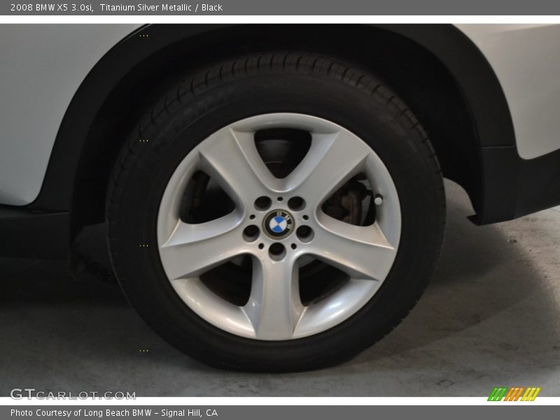 Titanium Silver Metallic / Black 2008 BMW X5 3.0si