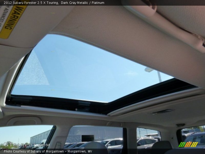 Dark Gray Metallic / Platinum 2012 Subaru Forester 2.5 X Touring