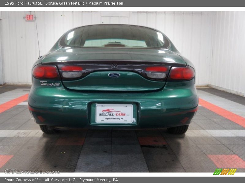 Spruce Green Metallic / Medium Prairie Tan 1999 Ford Taurus SE