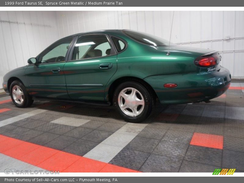 Spruce Green Metallic / Medium Prairie Tan 1999 Ford Taurus SE