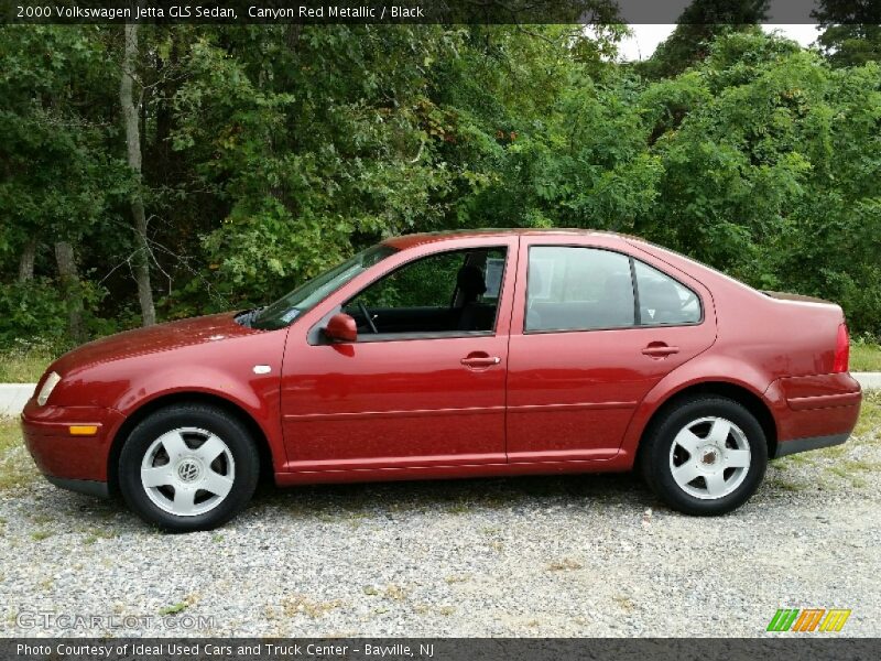  2000 Jetta GLS Sedan Canyon Red Metallic