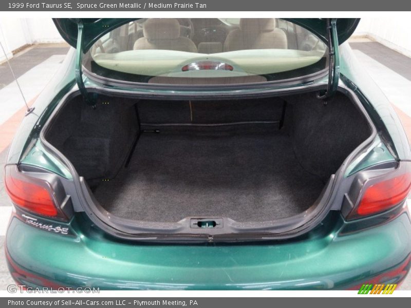 Spruce Green Metallic / Medium Prairie Tan 1999 Ford Taurus SE