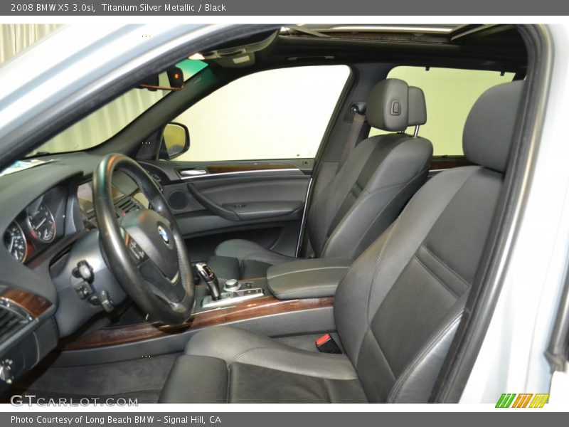 Titanium Silver Metallic / Black 2008 BMW X5 3.0si