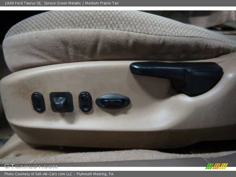 Spruce Green Metallic / Medium Prairie Tan 1999 Ford Taurus SE