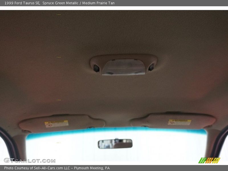 Spruce Green Metallic / Medium Prairie Tan 1999 Ford Taurus SE
