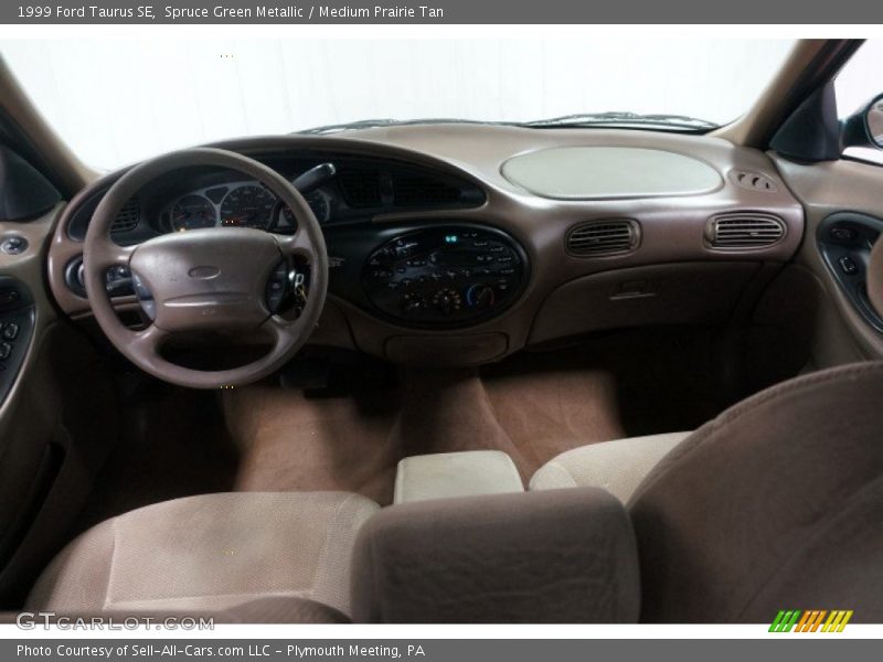 Spruce Green Metallic / Medium Prairie Tan 1999 Ford Taurus SE