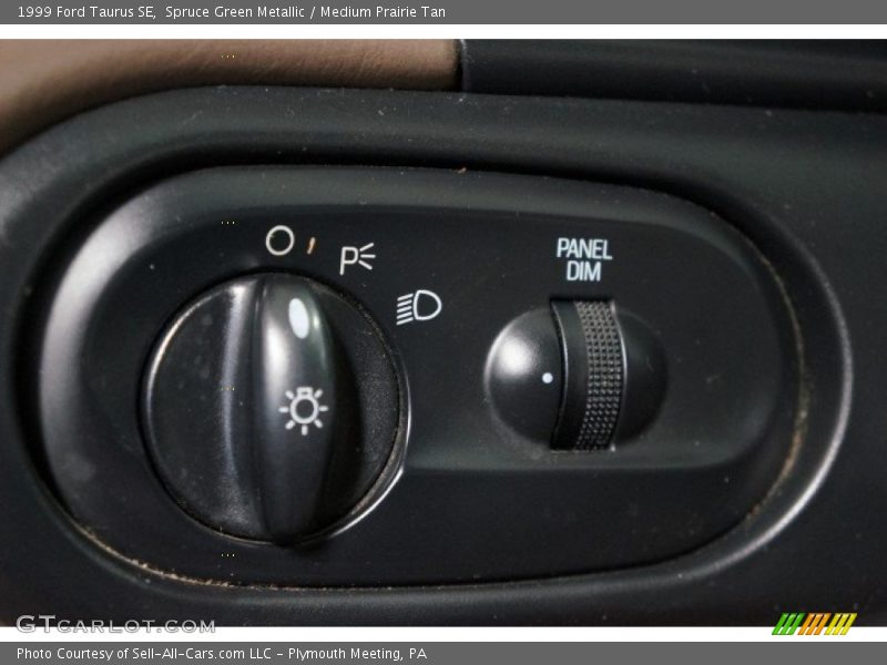 Spruce Green Metallic / Medium Prairie Tan 1999 Ford Taurus SE