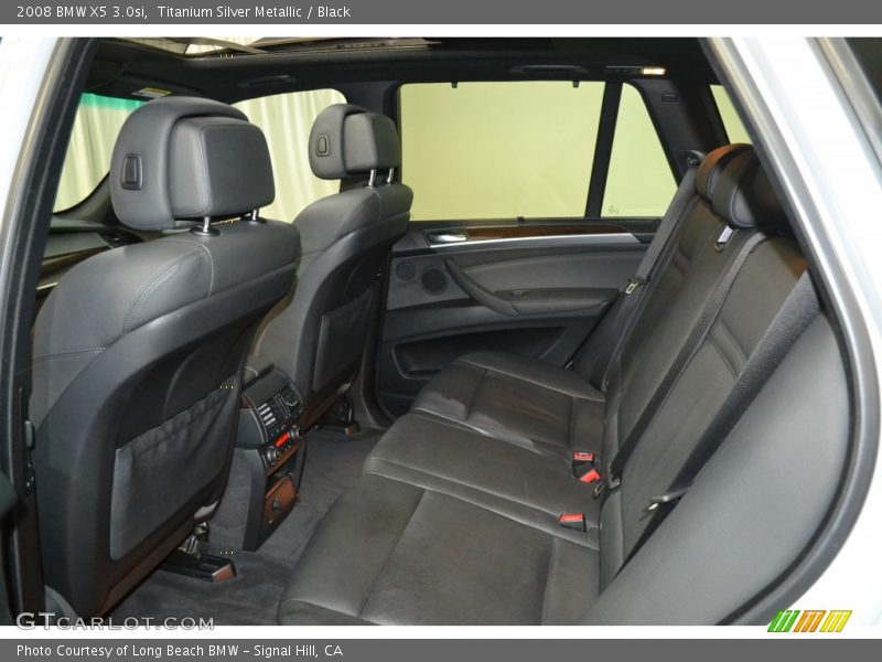 Titanium Silver Metallic / Black 2008 BMW X5 3.0si