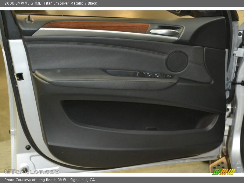 Titanium Silver Metallic / Black 2008 BMW X5 3.0si