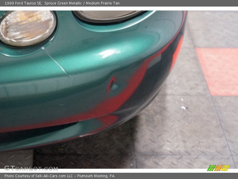 Spruce Green Metallic / Medium Prairie Tan 1999 Ford Taurus SE
