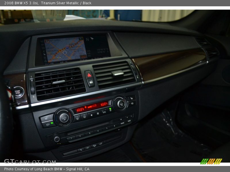 Titanium Silver Metallic / Black 2008 BMW X5 3.0si