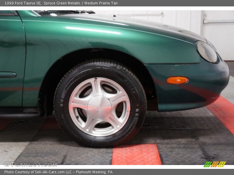 Spruce Green Metallic / Medium Prairie Tan 1999 Ford Taurus SE