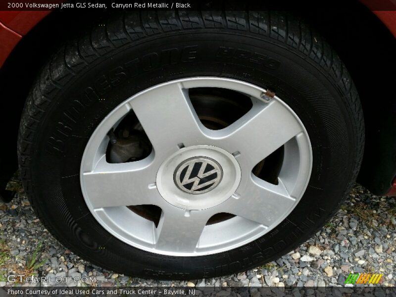 Canyon Red Metallic / Black 2000 Volkswagen Jetta GLS Sedan