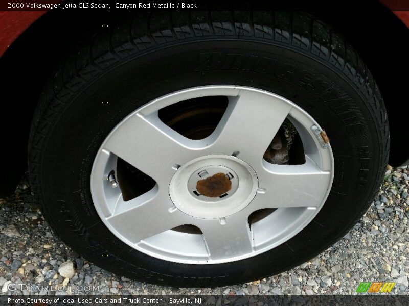 Canyon Red Metallic / Black 2000 Volkswagen Jetta GLS Sedan