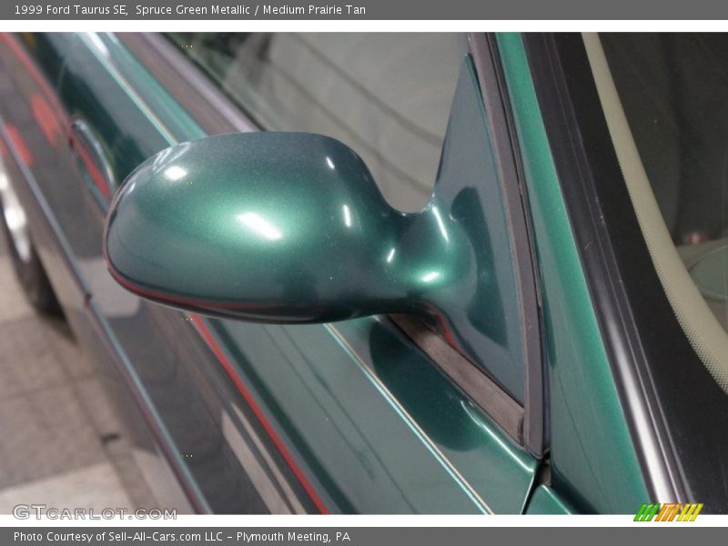 Spruce Green Metallic / Medium Prairie Tan 1999 Ford Taurus SE