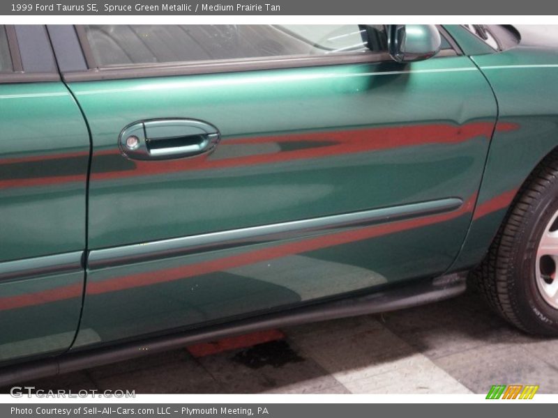 Spruce Green Metallic / Medium Prairie Tan 1999 Ford Taurus SE