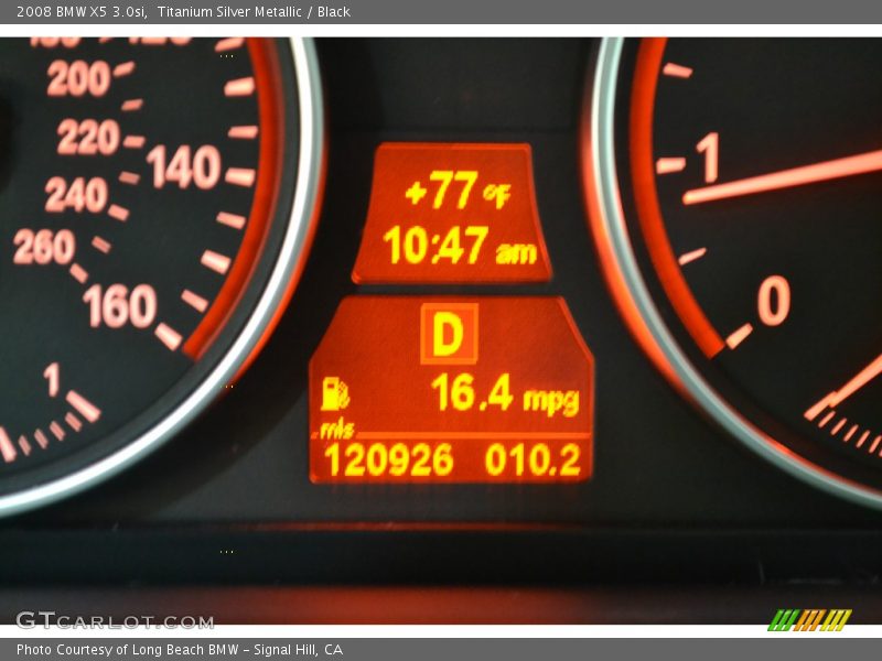 Titanium Silver Metallic / Black 2008 BMW X5 3.0si