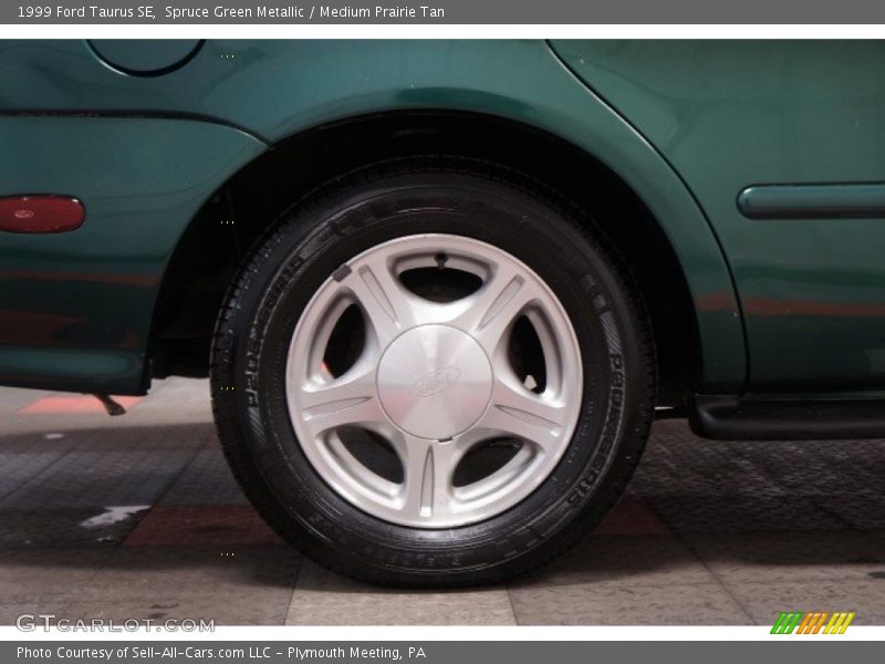 Spruce Green Metallic / Medium Prairie Tan 1999 Ford Taurus SE