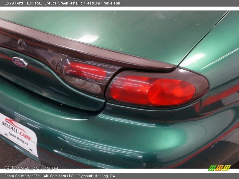 Spruce Green Metallic / Medium Prairie Tan 1999 Ford Taurus SE