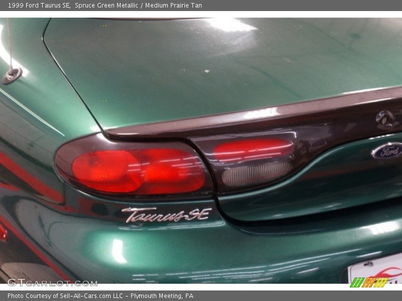 Spruce Green Metallic / Medium Prairie Tan 1999 Ford Taurus SE