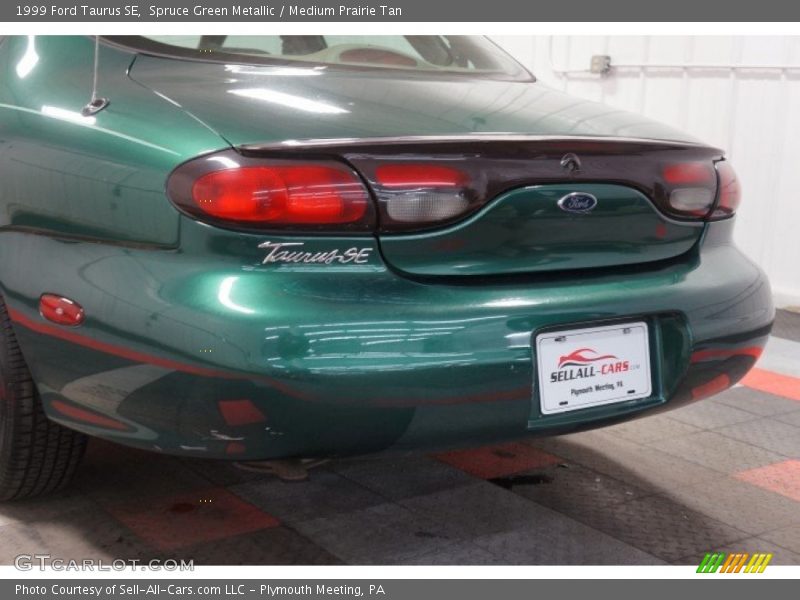 Spruce Green Metallic / Medium Prairie Tan 1999 Ford Taurus SE