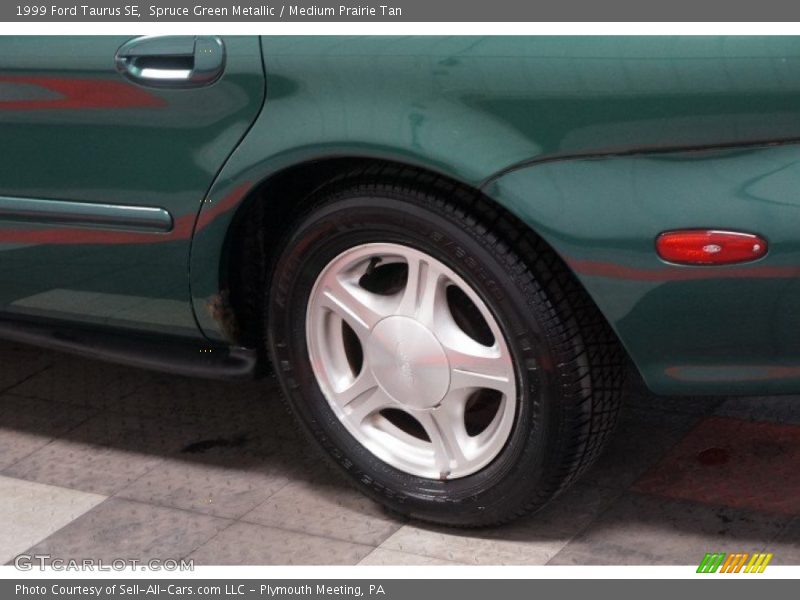 Spruce Green Metallic / Medium Prairie Tan 1999 Ford Taurus SE