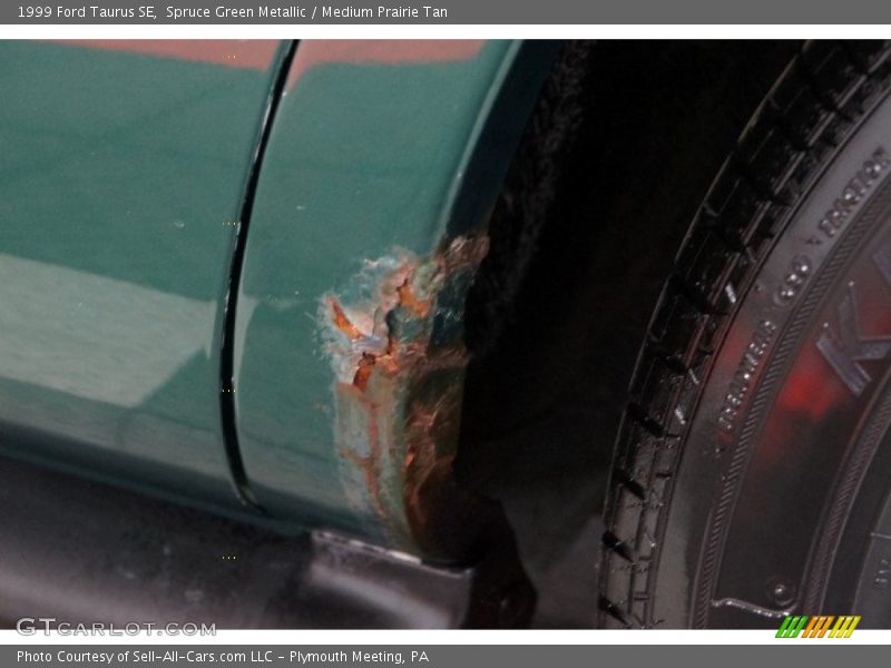 Spruce Green Metallic / Medium Prairie Tan 1999 Ford Taurus SE