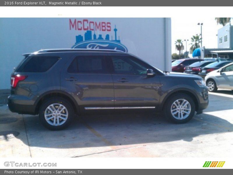 Magnetic Metallic / Ebony Black 2016 Ford Explorer XLT