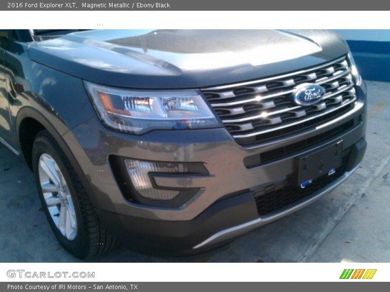 Magnetic Metallic / Ebony Black 2016 Ford Explorer XLT