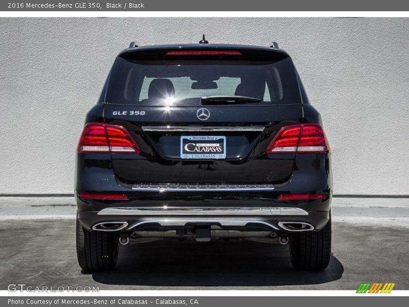 Black / Black 2016 Mercedes-Benz GLE 350