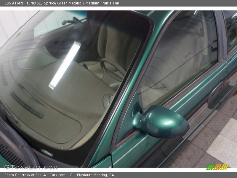 Spruce Green Metallic / Medium Prairie Tan 1999 Ford Taurus SE