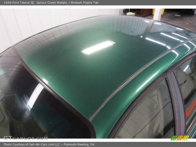 Spruce Green Metallic / Medium Prairie Tan 1999 Ford Taurus SE