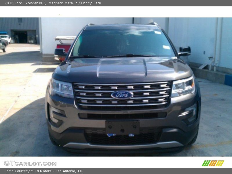 Magnetic Metallic / Ebony Black 2016 Ford Explorer XLT