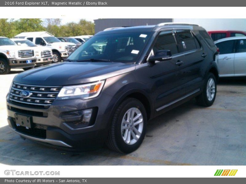 Magnetic Metallic / Ebony Black 2016 Ford Explorer XLT